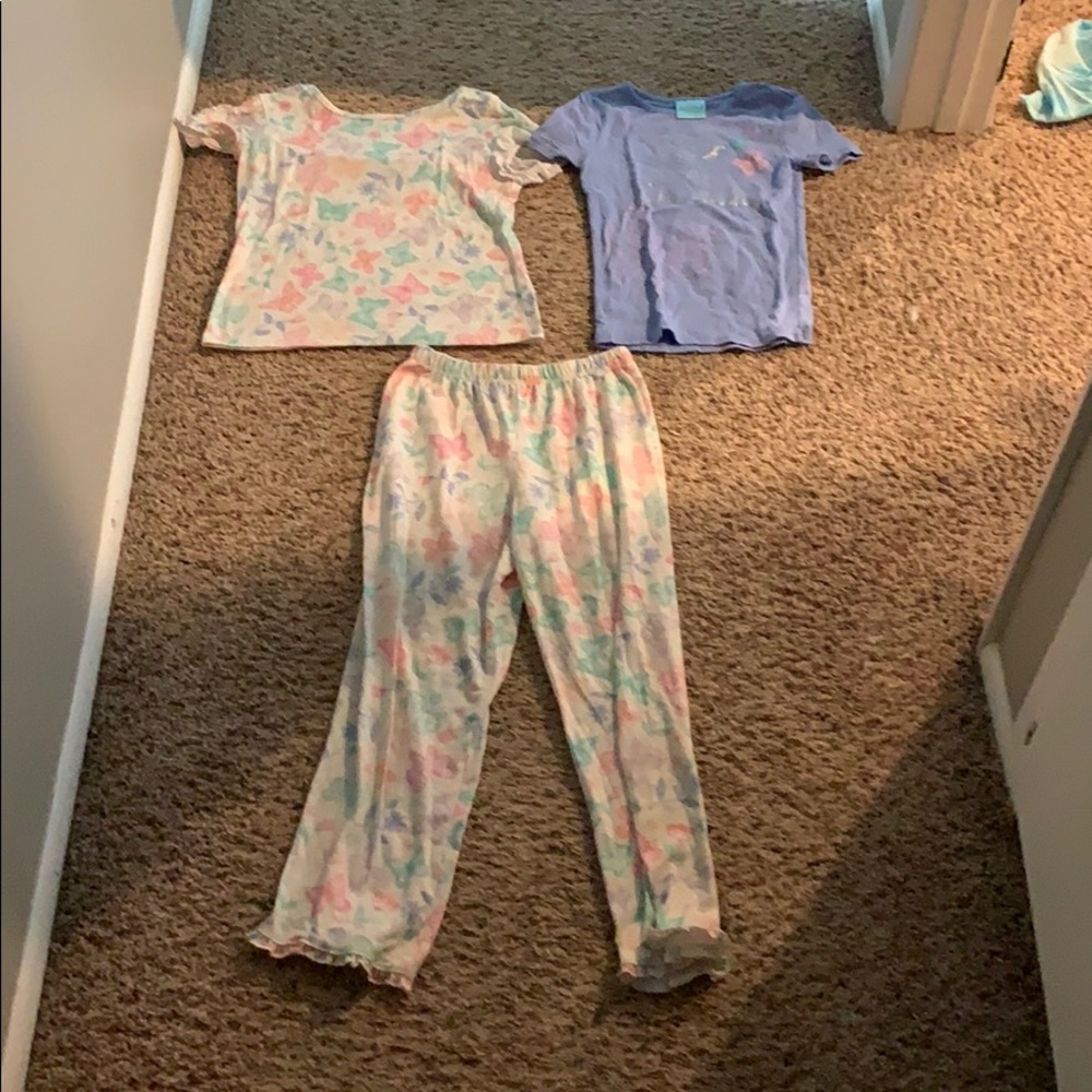 butterfly pjs | two shirts and one pants